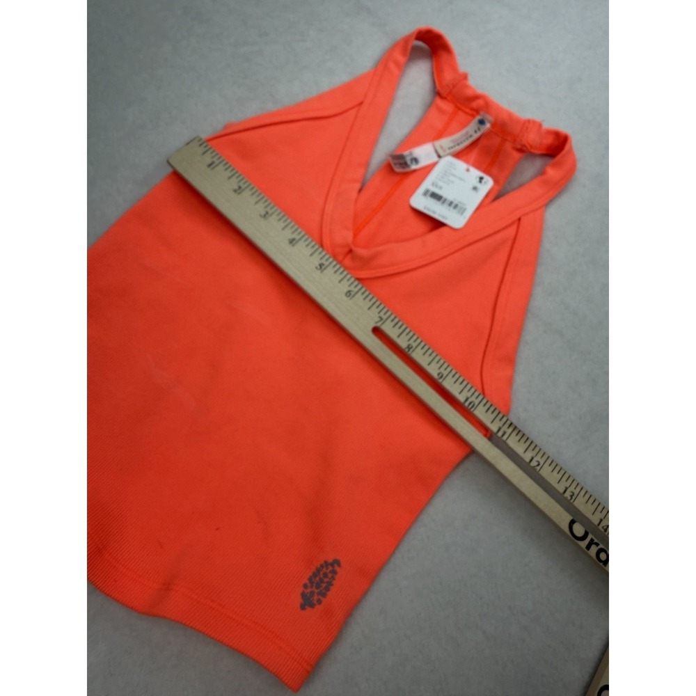 Free People Movement Women's All Clear Cami Neon Coral XS/S NWT *read - Picture 6 of 7